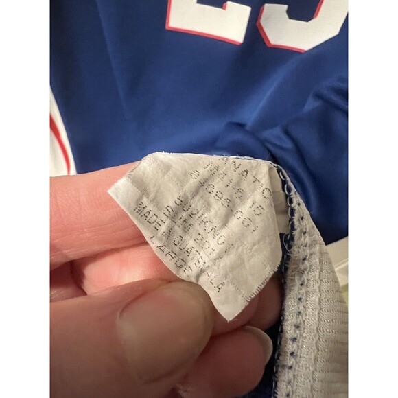 Philadelphia 76ers Mens Large Fanatics Ben Simmons Fast Break NBA Jersey Blue - Picture 7 of 10